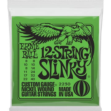 Ernie Ball 2230 elektrische gitaarsnaren 12-snarig (008-040), Ophalen of Verzenden, Nieuw