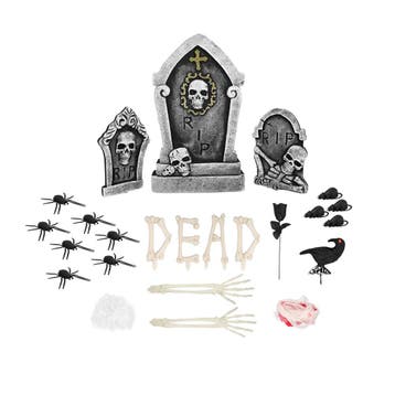 Decoratieset Halloween Grafstenen, Ophalen of Verzenden, Nieuw