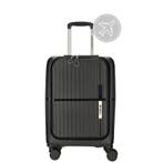 AANBIEDING handbagage koffer zwart 55x35x20cm, Sieraden, Tassen en Uiterlijk, Koffers, Wieltjes, 50 tot 60 cm, Hard kunststof