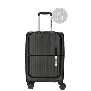 AANBIEDING handbagage koffer zwart 55x35x20cm, Wieltjes, 50 tot 60 cm, Hard kunststof, Nieuw