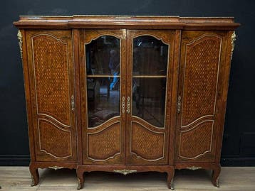 Boekenkast - Hout, Brons