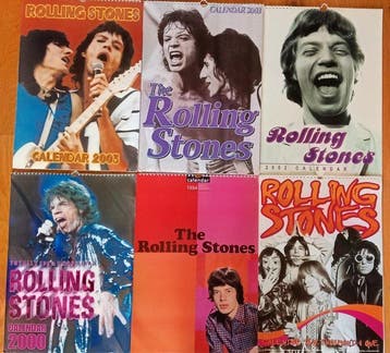 De Rolling Stones - 6 Rolling Stones Wandkalender 1994 -, Cd's en Dvd's, Nieuw in verpakking