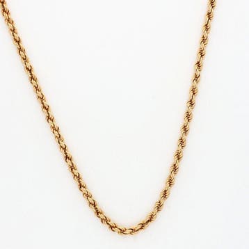 Halsketting - 18 karaat Geel goud, Sieraden, Tassen en Uiterlijk, Nieuw
