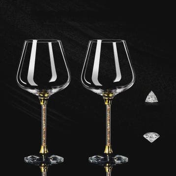 Luxe Kristallen Wijnglas Set - Elegant Glas voor Rode Wijn &, Verzenden