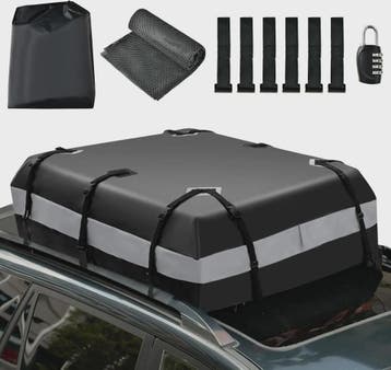 Waterdichte Dakkoffer 420L met Combinatieslot, Haken & Mat -, Auto diversen, Dakkoffers, Verzenden, Nieuw