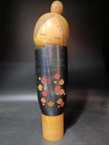 Suigai Sato - Beeldje, Zeldzame XXL Grote Vintage Japanse, Antiek en Kunst
