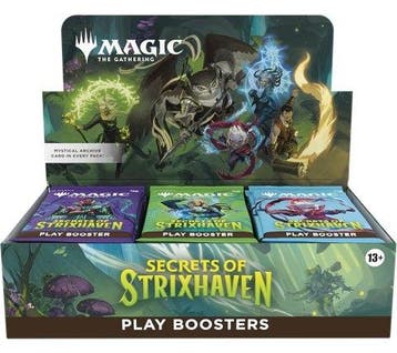 Secret of Strixhaven Play Booster Box, Hobby en Vrije tijd, Verzamelkaartspellen | Magic the Gathering, Ophalen of Verzenden, Nieuw