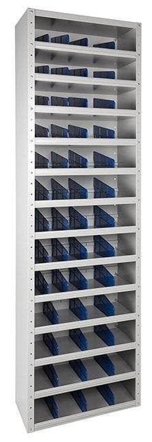 Nieuw Vakkenkast grijs 198x60x30cm incl. 48 vakverdelers, Ophalen of Verzenden, Nieuw