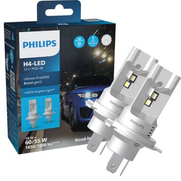Philips H4 LED Ultinon Pro6000 Boost Gen3 - Straatlegale H4, Verzenden, Nieuw