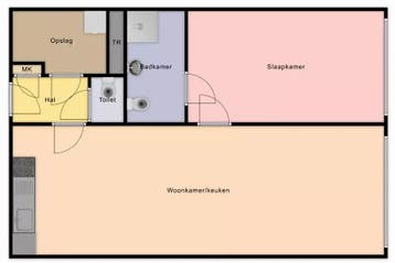 Te huur: Appartement Middellaan in Dongen, Noord-Brabant, Dongen, Appartement