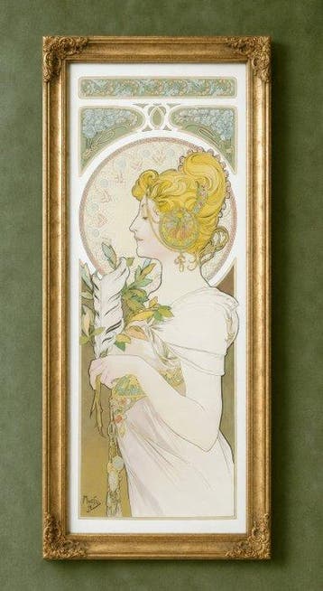 Alphonse Mucha (1860-1939) (after) - La Plume, 1899