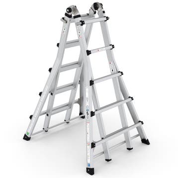 Aanbieding: Vouwladder Wixor 4x5 sporten, Nieuw