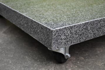 AVH Parasolvoet 90 kg met 4 wielen graniet, Ophalen of Verzenden, Nieuw
