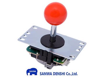Sanwa Japan JLF-TP-8YT Balltop 4/8 weg Arcade Joystick, Nieuw