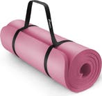 Yogamat - Fitness mat - Sportmat - Yoga mat extra dik - Roze, Sport en Fitness, Yoga en Pilates, Verzenden, Zo goed als nieuw