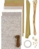 DIYkit Pakket Hobbyset Creatieve mix Papier knippen naturel, Ophalen of Verzenden, Nieuw