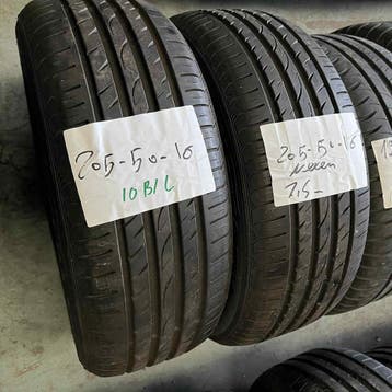 2 x Nexen 205-50-16 Zomerbanden 7,5mm, Auto-onderdelen, Gebruikt, 16 inch, Band(en), Personenwagen