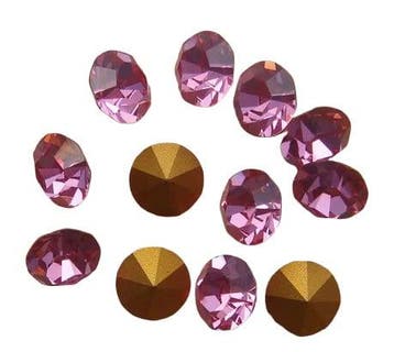 10 x Swarovski puntsteen SS24 Gold Foiled Rose 5,2mm, Ophalen of Verzenden, Nieuw, Overige typen
