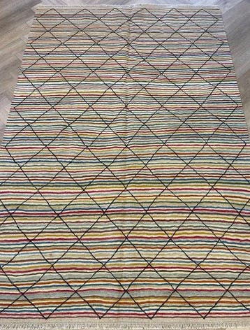 Afghaan Modern kelim (unused) - handgeweven - wol - Kelim -, Nieuw
