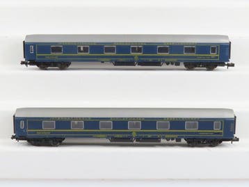 Fleischmann N - 8114 - Modeltrein personenwagen (2) - 2x, Nieuw