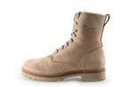 Panama Jack Veterboots in maat 40 Beige, Verzenden, Beige, Overige typen, Zo goed als nieuw