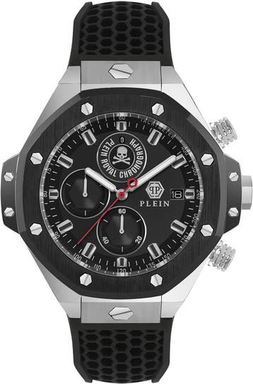 Philipp Plein PWLFA0225 Plein Chrono Royal horloge, Sieraden, Tassen en Uiterlijk, Overige merken, Staal, Verzenden, Polshorloge