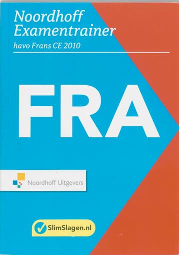 Noordhoff Examentrainer Havo Frans CE 2010 9789001767730, Verzenden, Gelezen