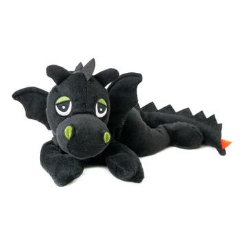 Habibi draak warmteknuffel - zwart - 33 cm, Verzenden, Nieuw