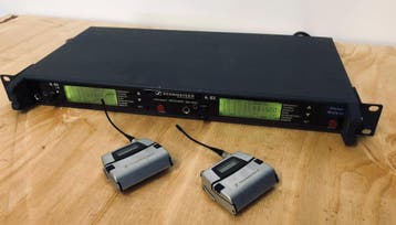 Sennheiser microfoon beltpack set EM3532 met 2x SK5212, Muziek en Instrumenten, Verzenden, Zo goed als nieuw, Draadloos