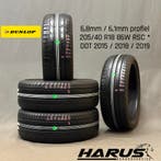205/40/18 86W RSC * Dunlop zomerbanden 6,8/6,1mm profiel 4X, 18 inch, Gebruikt, Band(en), Personenwagen