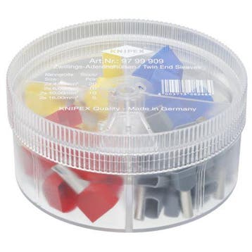 Knipex assortimentsdoos twin-adereindhulzen 4-16mm2, Ophalen of Verzenden, Nieuw