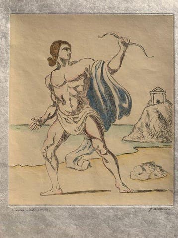 Giorgio De Chirico (1888-1978) - Teseo (Prima versione)