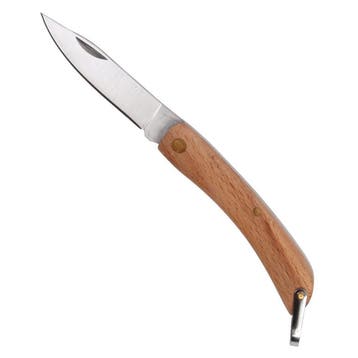 Talen Tools Inklapbaar Zakmes - Hout - Lemmet 75 mm, Ophalen of Verzenden, Nieuw