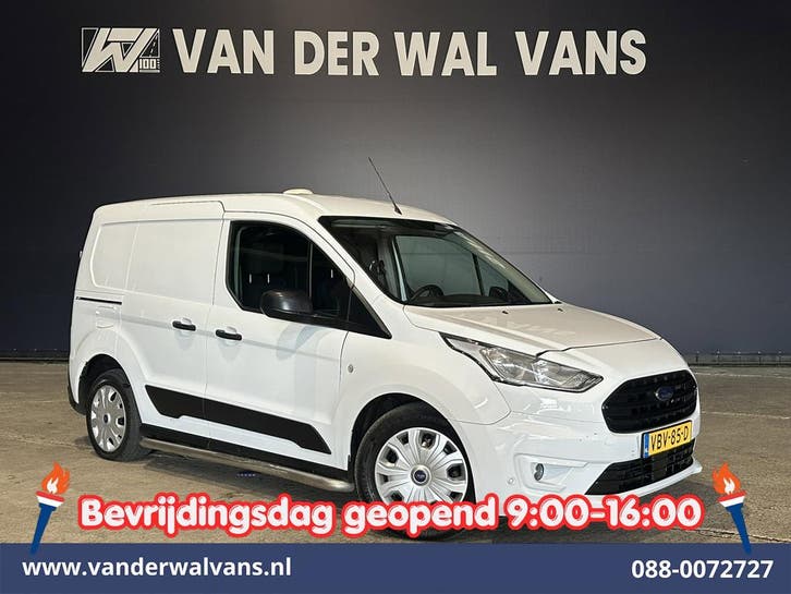 Ford Transit Connect L1 H1 | Lease vanaf 187,- p/mnd, Auto's, Ford, Dealer onderhouden, Te koop, Handgeschakeld, Diesel, Wit, Euro 6