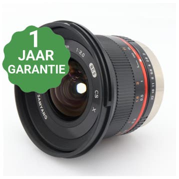 10% korting | Samyang 12mm f/2 NCS CS Fujifilm X, Audio, Tv en Foto, Verzenden, Gebruikt