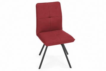 Eetkamerstoel Andes - eetkamerstoelen - Rood, Huis en Inrichting, Nieuw, Rood, Stof