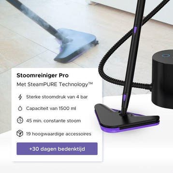 2dekans | Motionflow Stoomreiniger PRO - Dieptereiniging met, Ophalen of Verzenden, Gebruikt