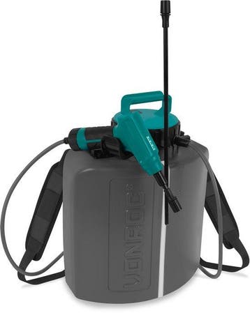 2dekans | VONROC Accu drukspuit 10 liter – Geïntegreerde 4V, Ophalen of Verzenden, Zo goed als nieuw