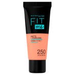 Maybelline New York Fit Me Matte & Poreless 250 Sun Beige, Verzenden, Nieuw, Make-up