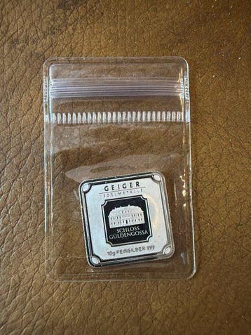 Wereld. Medal Geiger, 10g (Zonder minimumprijs)