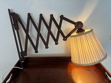 Wandlamp - Hout - Schaar Lamp