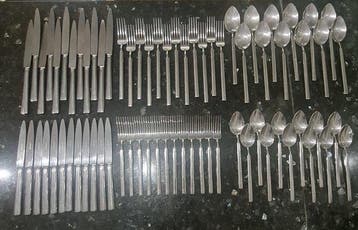 Herdmar - Bestekset voor 12 personen (72) - Staal, Metaal -