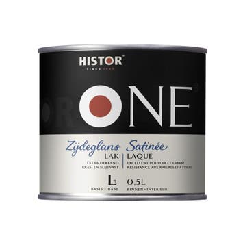 ONE by Histor Acryl Lak Zijdeglans 500 ml, Ophalen of Verzenden, Nieuw