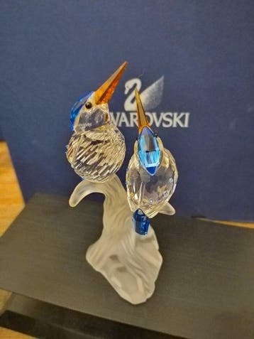 Swarovski - Beeldje - Malachite Kingfishers - 623323 -