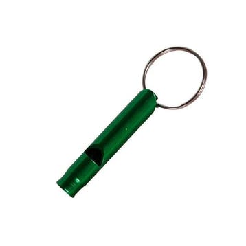 Sleutelhanger met fluitje - Groen, Verzamelen, Sleutelhangers, Ophalen of Verzenden, Nieuw, Overige typen