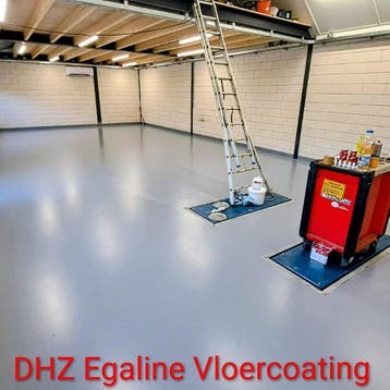 2K Epoxy Garagevloer coating 80m2  Werkplaats Betoncoating, Verzenden, Wit, Nieuw, Verf