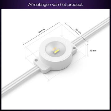 Philips Hue Festavia permanent Uitbreiding - Witte snoer 9m, Ophalen of Verzenden, Zo goed als nieuw