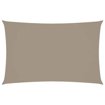 Zonnezeil 5x8m Taupe - Retourdeal 36% Korting, Ophalen of Verzenden, Nieuw