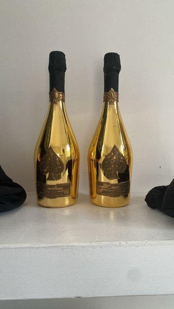 Armand de Brignac, Ace of Spades Gold - Champagne Brut - 2, Verzamelen, Wijnen, Nieuw