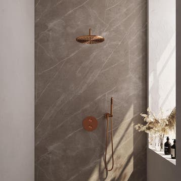 Brauer Copper Edition Thermostatische Regendoucheset Inbouw, Ophalen of Verzenden, Nieuw
